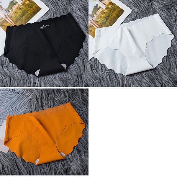 Women's Wave Seamless Panties 3 Pcs Set