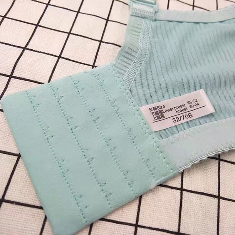 Romantic Striped Underwear Set