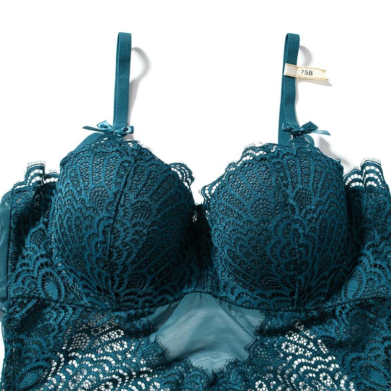 Women's Sexy Lace Push Up Lingerie Bodysuit