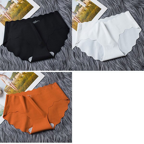 Women's Wave Seamless Panties 3 Pcs Set