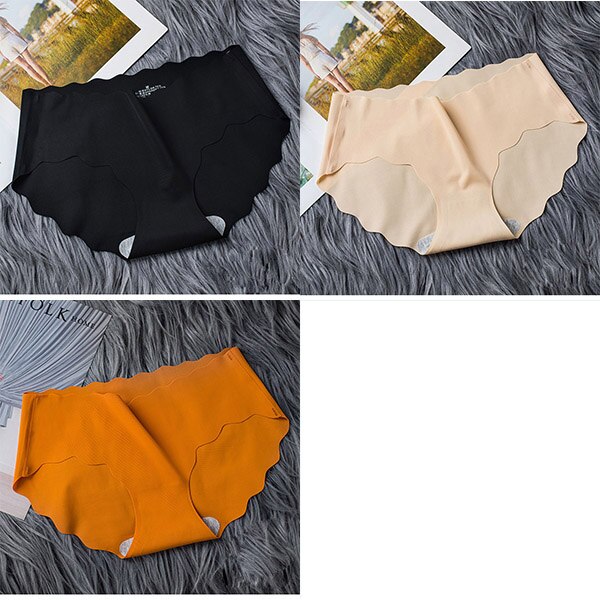 Women's Wave Seamless Panties 3 Pcs Set