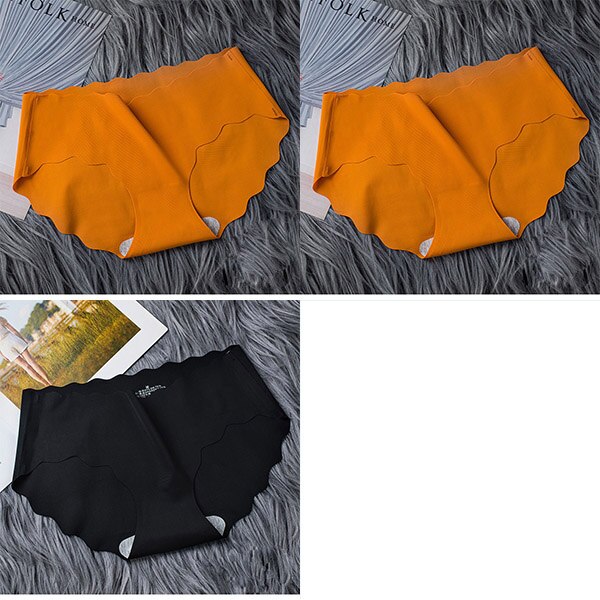 Women's Wave Seamless Panties 3 Pcs Set