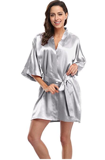 Satin Night Robe for Women