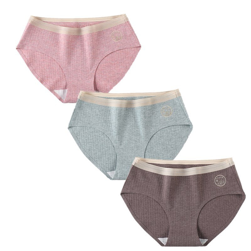 Set of 3 Sexy Seamless Women's Briefs