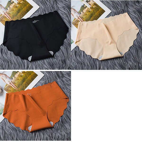 Women's Wave Seamless Panties 3 Pcs Set