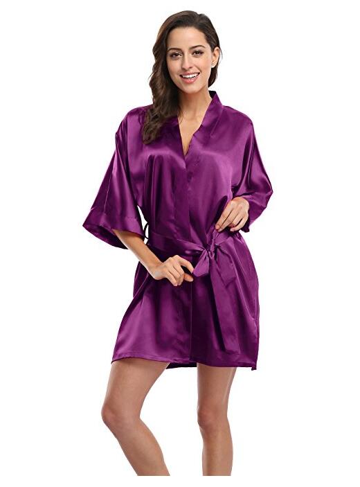 Satin Night Robe for Women