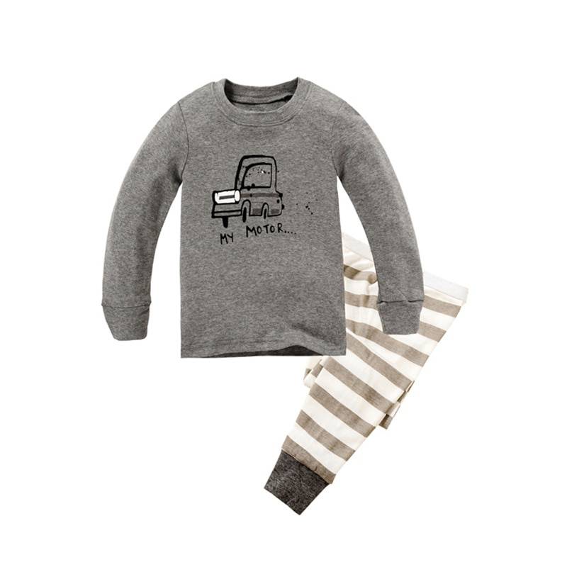 Kid's Colorful Printed Cotton Pajamas