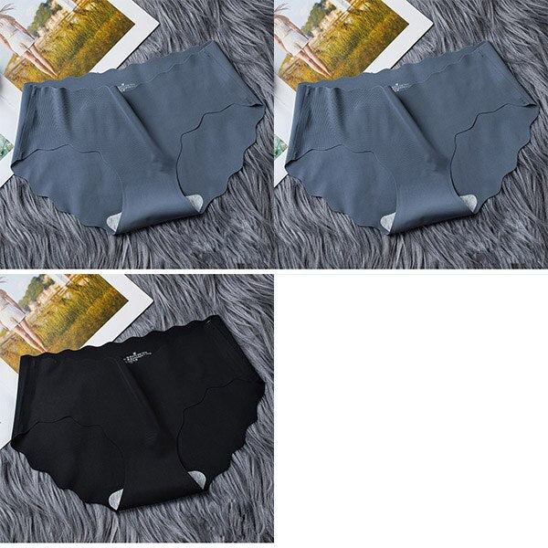 Women's Wave Seamless Panties 3 Pcs Set