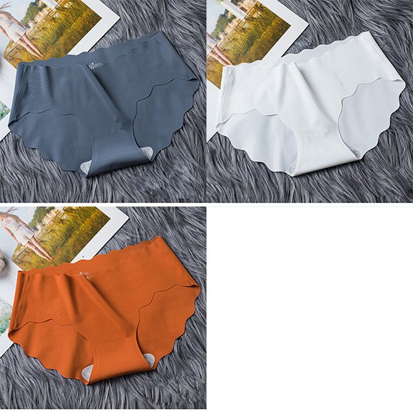 Women's Wave Seamless Panties 3 Pcs Set