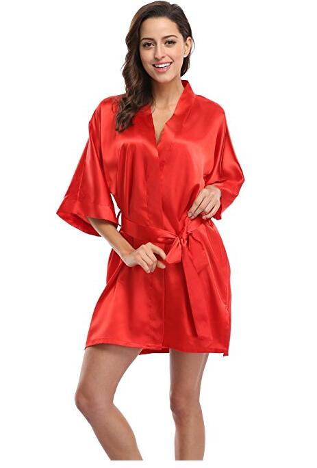 Satin Night Robe for Women