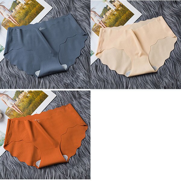 Women's Wave Seamless Panties 3 Pcs Set