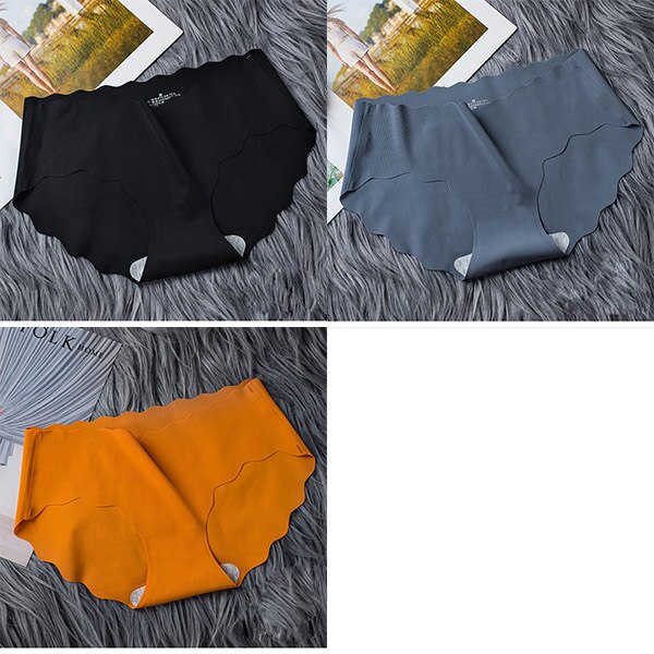 Women's Wave Seamless Panties 3 Pcs Set