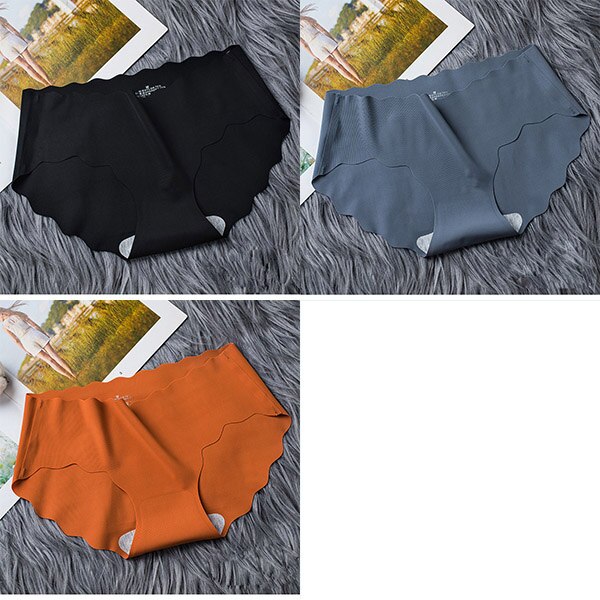 Women's Wave Seamless Panties 3 Pcs Set