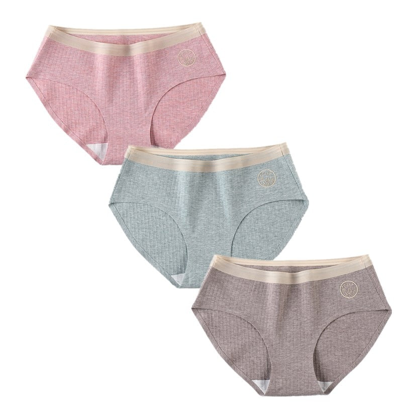 Set of 3 Sexy Seamless Women's Briefs