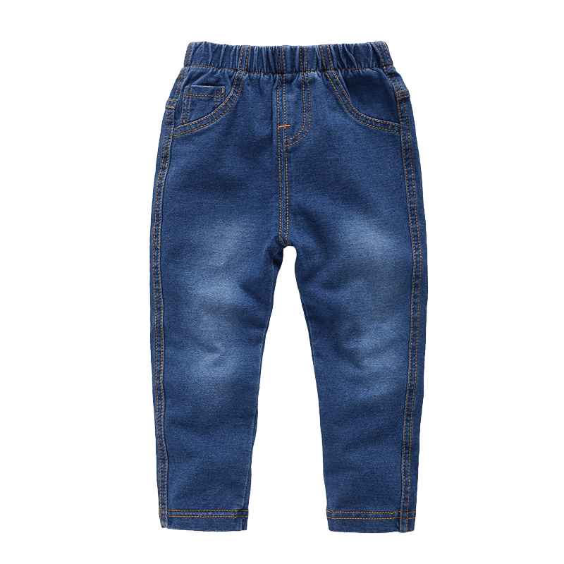 Boy's Bright Cotton Pants with Elastic Waist