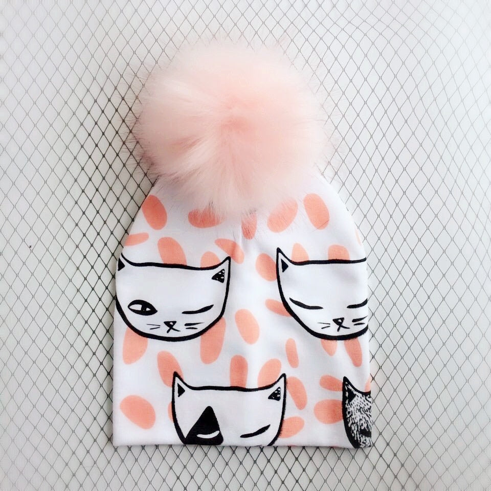 Boy's Animal Patterned Hat