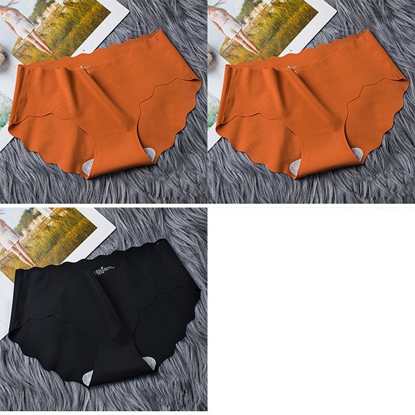 Women's Wave Seamless Panties 3 Pcs Set