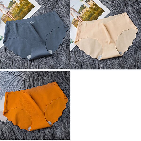 Women's Wave Seamless Panties 3 Pcs Set