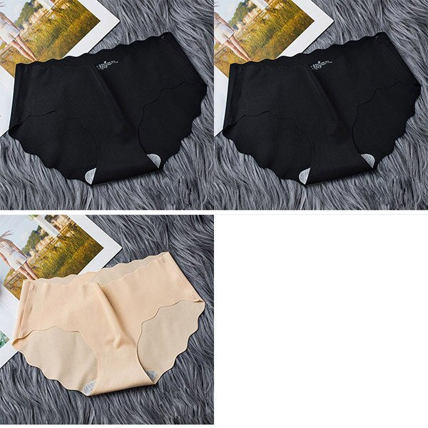 Women's Wave Seamless Panties 3 Pcs Set