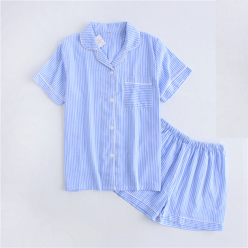 Cotton Short Sleeve Pajamas Women