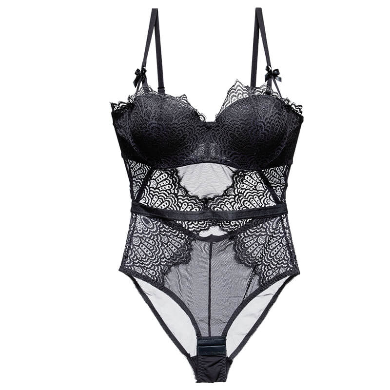 Women's Sexy Lace Push Up Lingerie Bodysuit