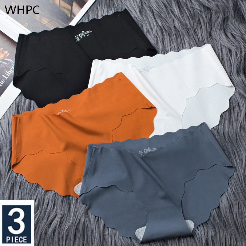 Women's Wave Seamless Panties 3 Pcs Set