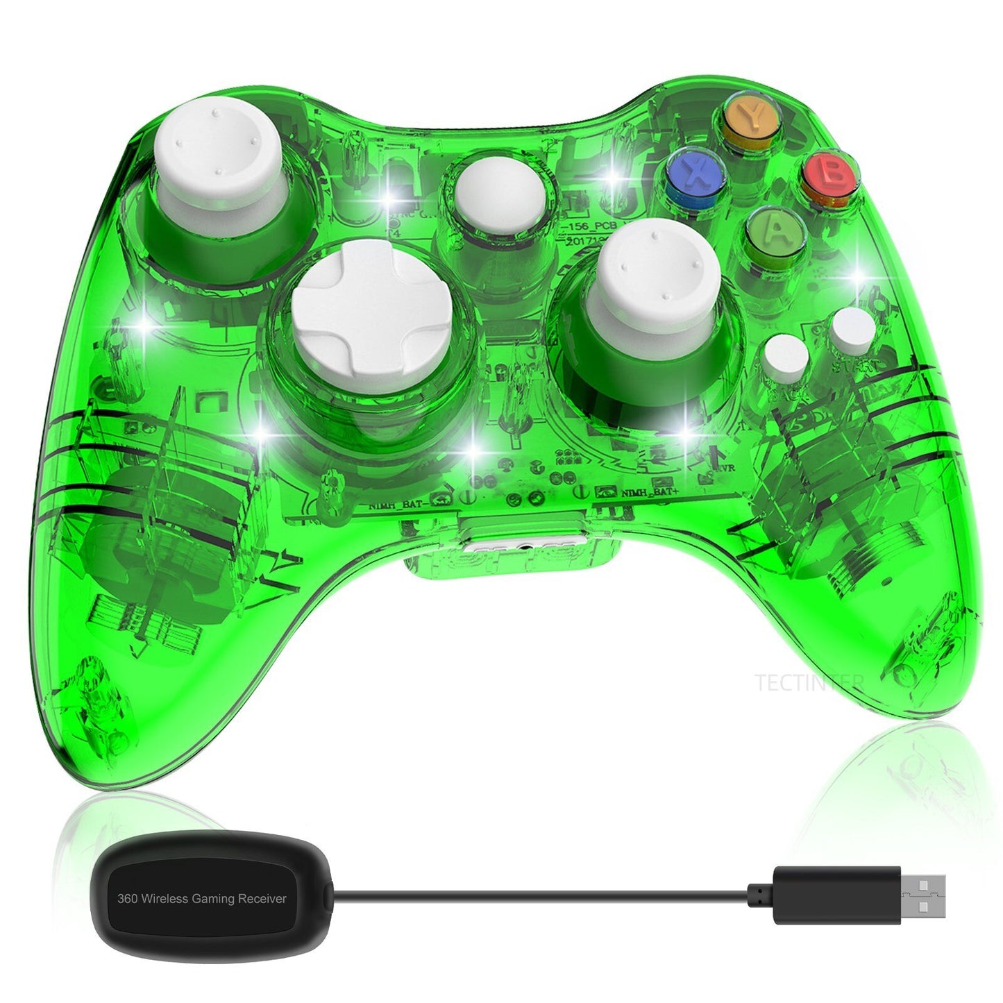 Colorful Wireless Gaming Controller for Xbox 360