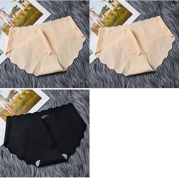 Women's Wave Seamless Panties 3 Pcs Set