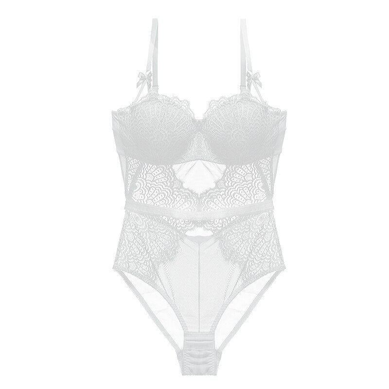 Women's Sexy Lace Push Up Lingerie Bodysuit