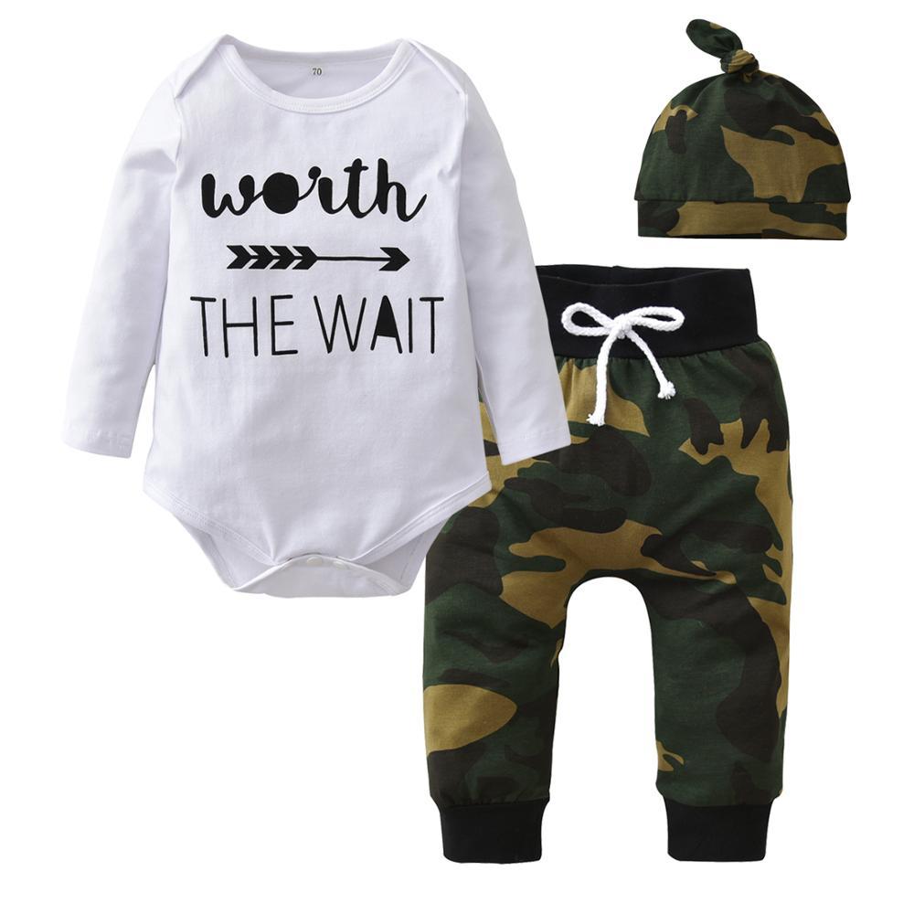 Baby's Camouflage Summer Clothing Set