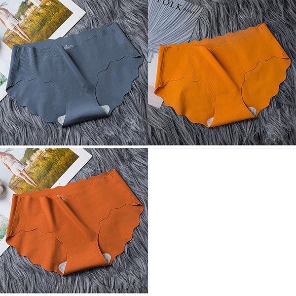 Women's Wave Seamless Panties 3 Pcs Set