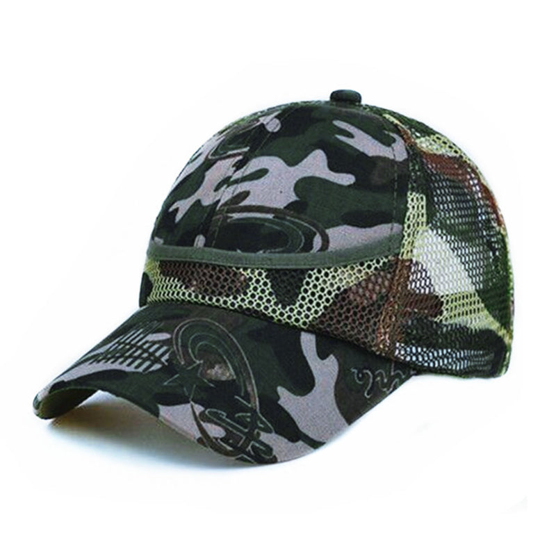 Outdoor Camouflage Boy's Mesh Baseball Cap