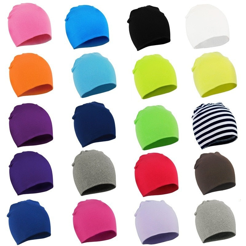 Multicolored Cotton Hat for Kids