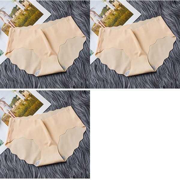 Women's Wave Seamless Panties 3 Pcs Set