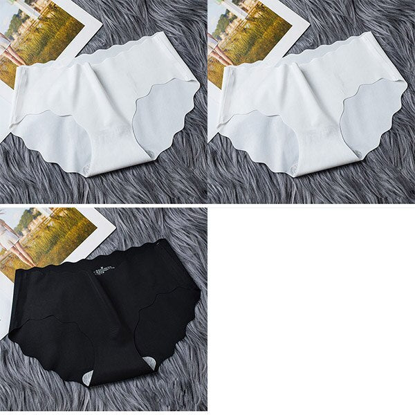 Women's Wave Seamless Panties 3 Pcs Set