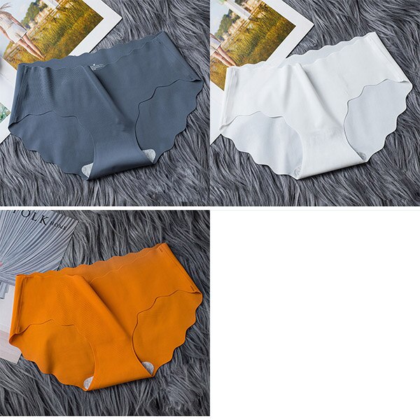 Women's Wave Seamless Panties 3 Pcs Set