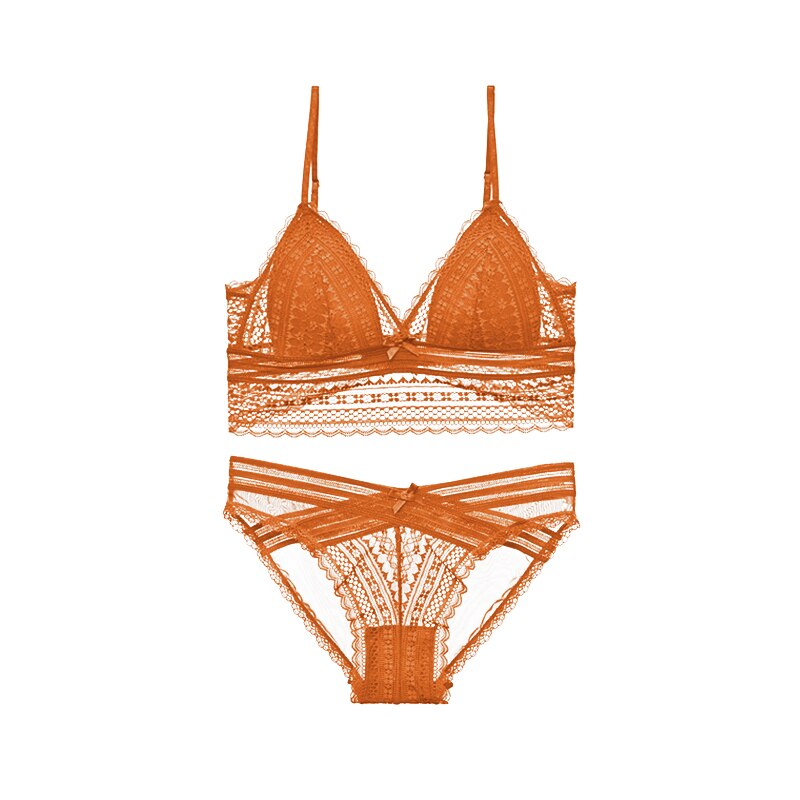 Push Up Lace Bra Set