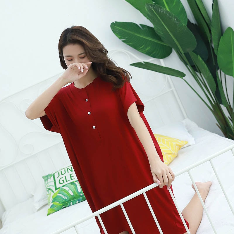 Women's Cotton Summer Nightgown