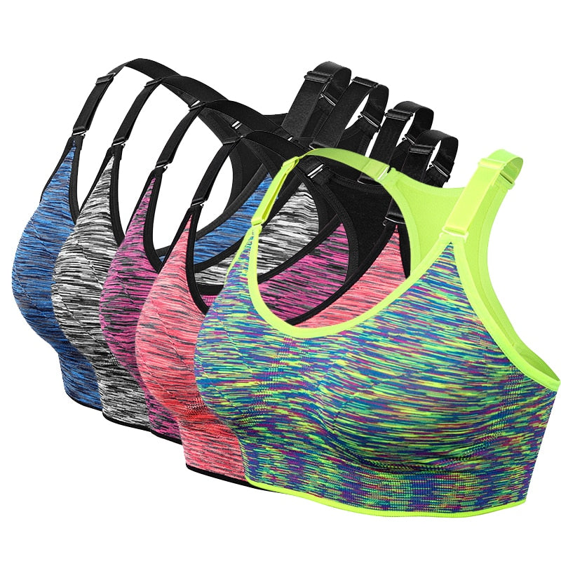 Quick Dry Padded Adjustable Sports Bra