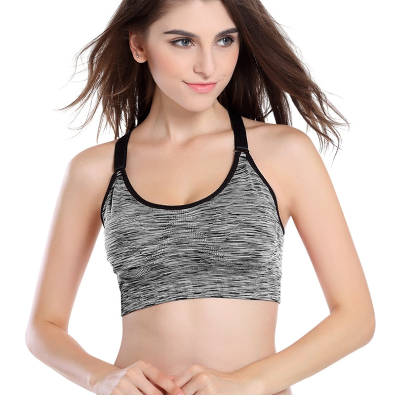 Quick Dry Padded Adjustable Sports Bra