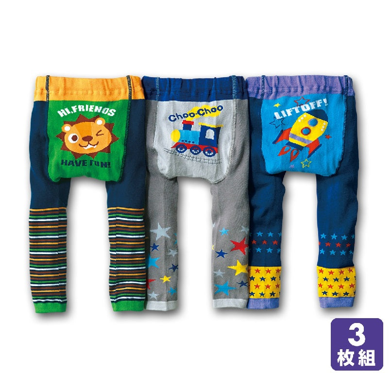 Baby's Animal Printed Cotton Pants
