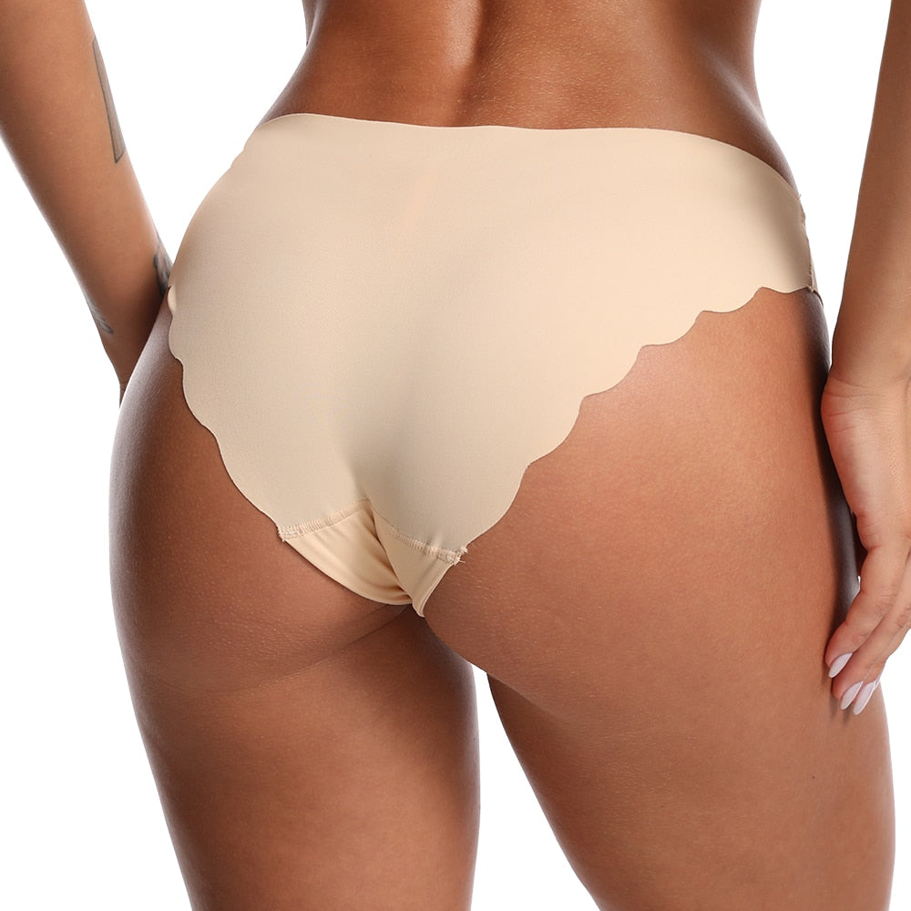 Women's Seamless Solid Color Panties