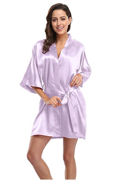 Satin Night Robe for Women