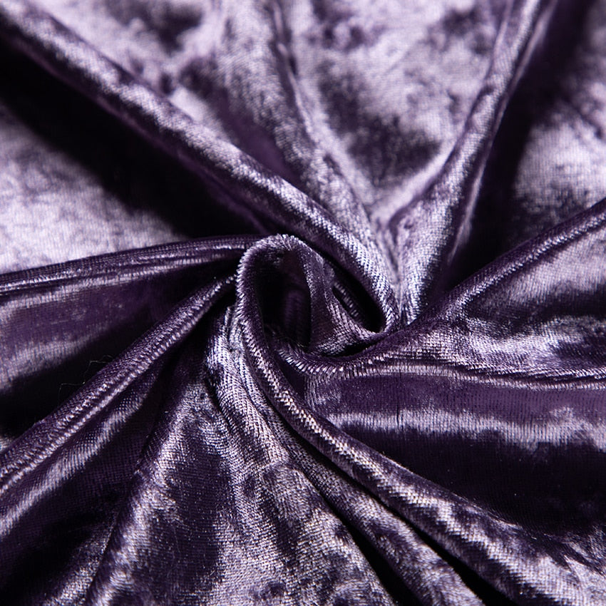 Purple Velvet Pyjamas Sleeveless Sleepwear