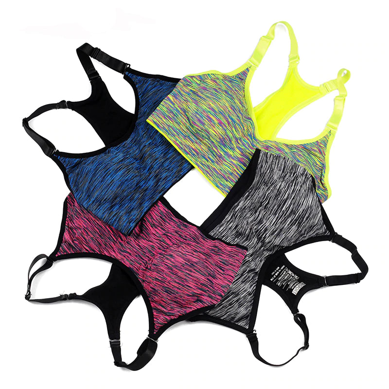 Quick Dry Padded Adjustable Sports Bra