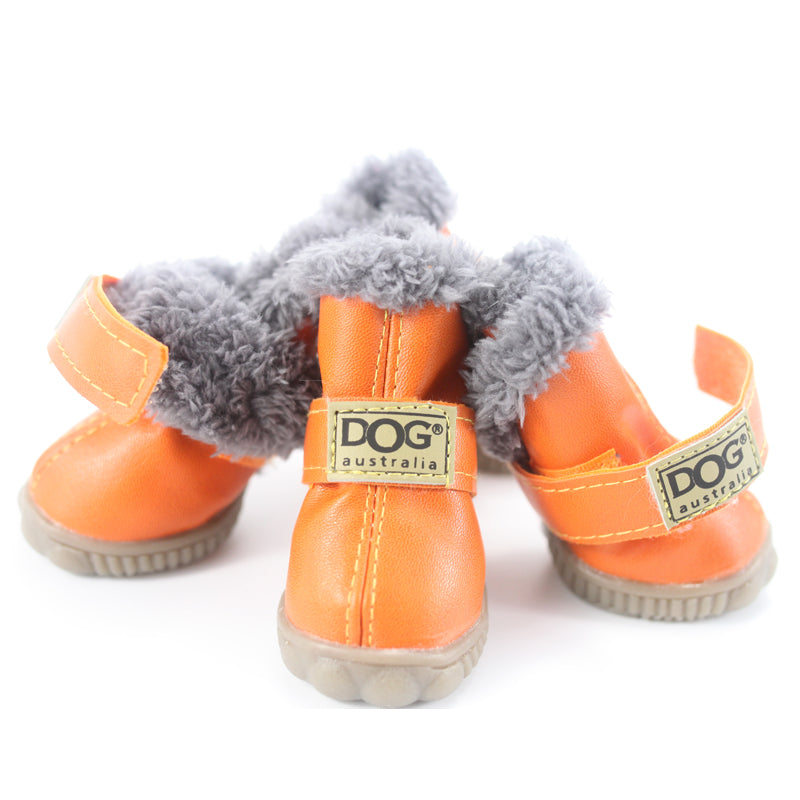 Dog's Waterproof Winter Shoes Set