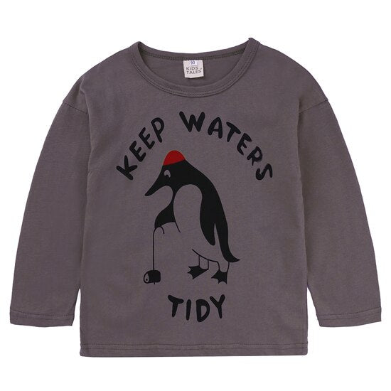 Long Sleeve Baby Shirt with Prints