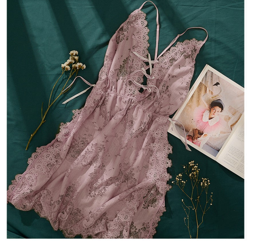 Women's Lace-Up Nightgown