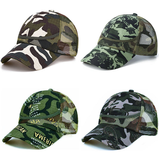Outdoor Camouflage Boy's Mesh Baseball Cap