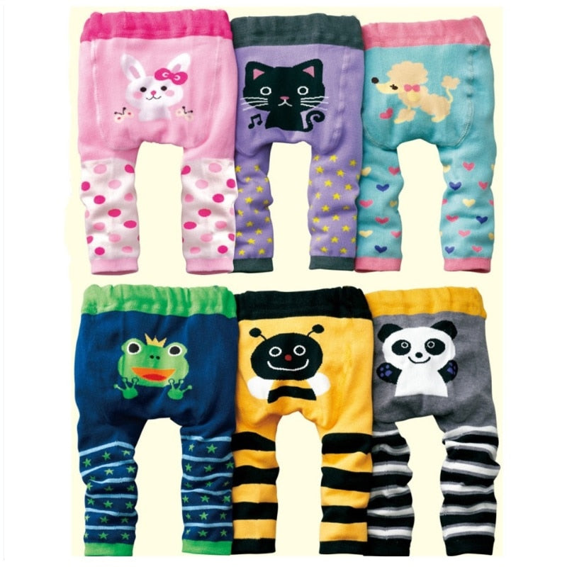 Baby's Animal Printed Cotton Pants